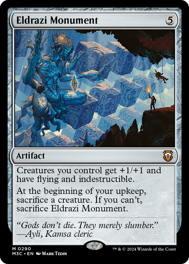 Eldrazi Monument (Ripple Foil) [Modern Horizons 3 Commander] - Destination Retro