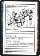 Value Town (adventurer) [Mystery Booster 2 Playtest Cards] - Destination Retro