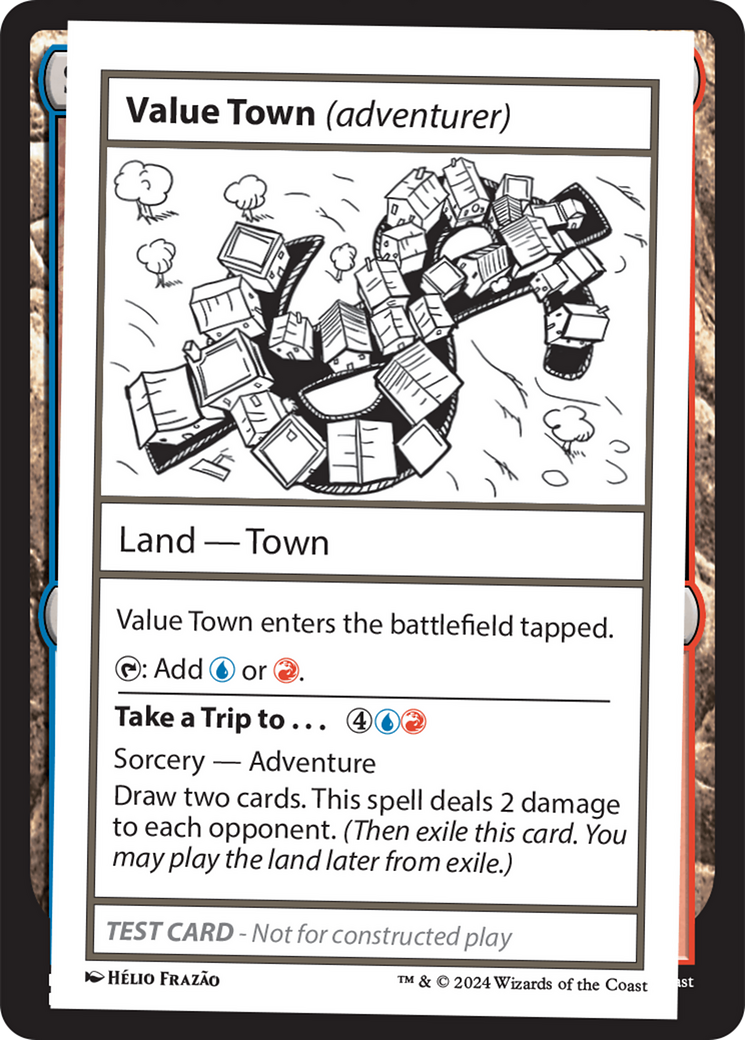 Value Town (adventurer) [Mystery Booster 2 Playtest Cards] - Destination Retro