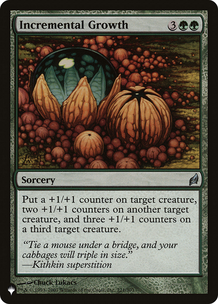 Incremental Growth [The List] - Destination Retro