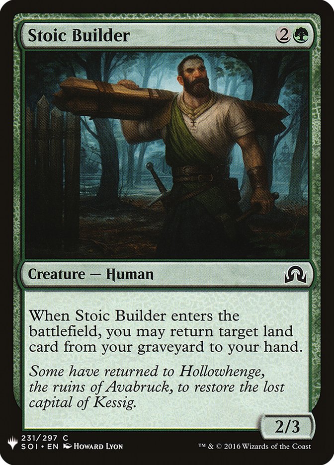 Stoic Builder [Mystery Booster] - Destination Retro