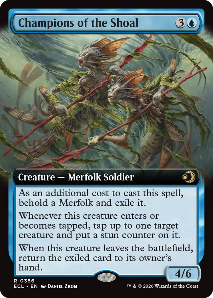 Champions of the Shoal (Extended Art) [Lorwyn Eclipsed] - Destination Retro