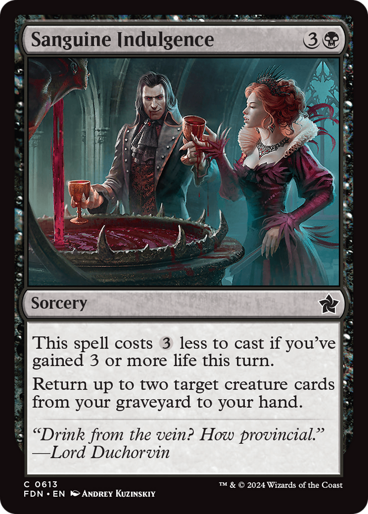 Sanguine Indulgence [Foundations] - Destination Retro