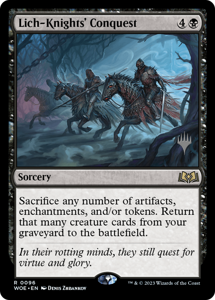 Lich-Knights' Conquest (Promo Pack) [Wilds of Eldraine Promos] - Destination Retro