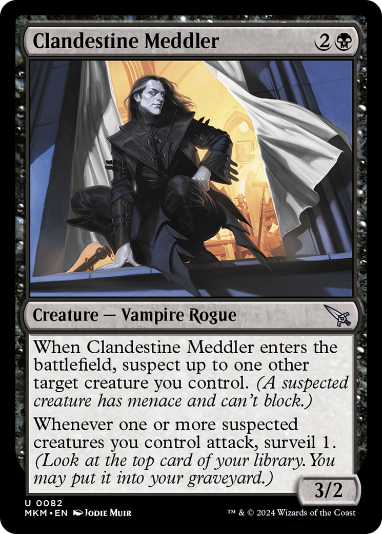 Clandestine Meddler (White) [Murders at Karlov Manor] - Destination Retro
