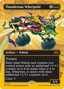 Thunderous Velocipede (Borderless) (First-Place Foil) [Aetherdrift] - Destination Retro