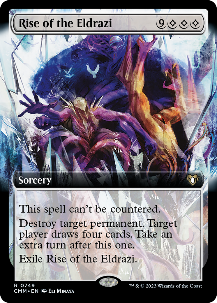 Rise of the Eldrazi (Extended Art) [Commander Masters] - Destination Retro