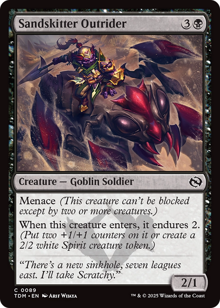 Sandskitter Outrider [Tarkir: Dragonstorm] - Destination Retro