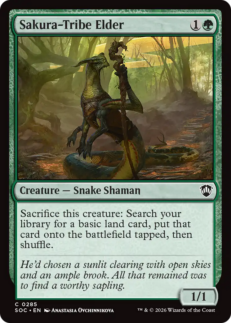 Sakura-Tribe Elder [Secrets of Strixhaven Commander] - Destination Retro