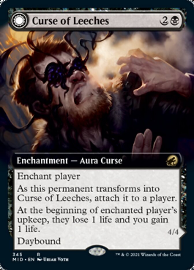 Curse of Leeches // Leeching Lurker (Extended Art) [Innistrad: Midnight Hunt] - Destination Retro