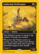 Lumbering Worldwagon (First-Place Foil) [Aetherdrift] - Destination Retro