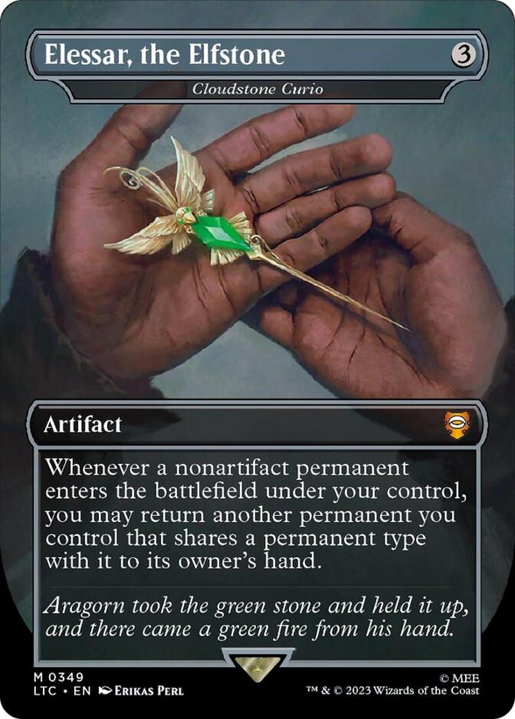 Cloudstone Curio - Elessar, the Elfstone [The Lord of the Rings: Tales of Middle-Earth Commander] - Destination Retro