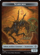 Saproling // Scarecrow Double-Sided Token [Lorwyn Eclipsed Tokens] - Destination Retro
