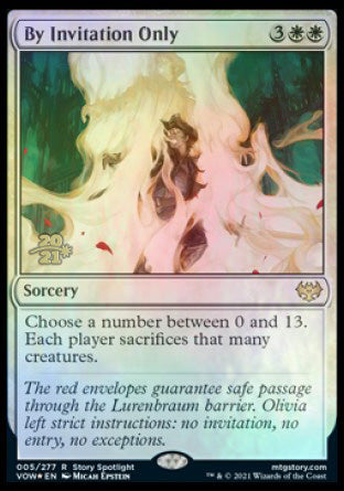 By Invitation Only [Innistrad: Crimson Vow Prerelease Promos] - Destination Retro
