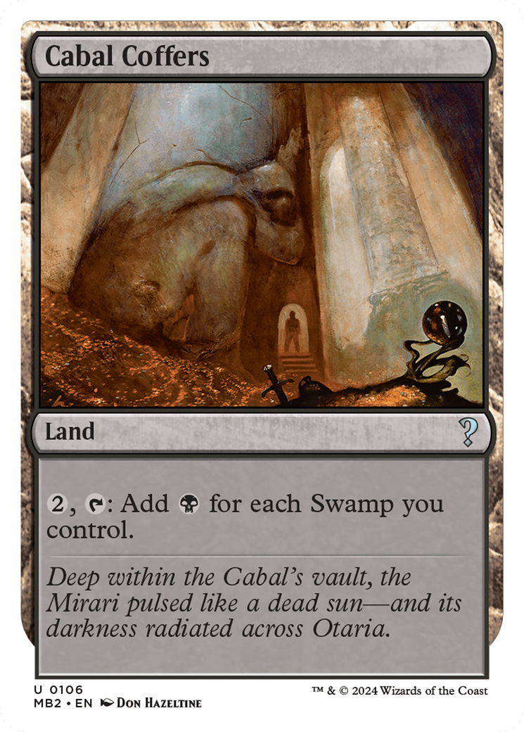 Cabal Coffers (White Border) [Mystery Booster 2] - Destination Retro
