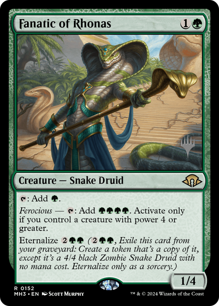 Fanatic of Rhonas [Lorwyn Eclipsed Promos] - Destination Retro