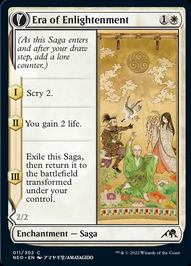 Era of Enlightenment // Hand of Enlightenment [Kamigawa: Neon Dynasty] - Destination Retro