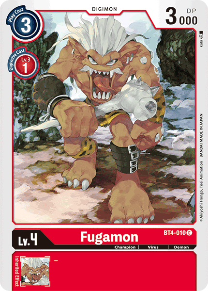 Fugamon [BT4-010] [Great Legend] - Destination Retro