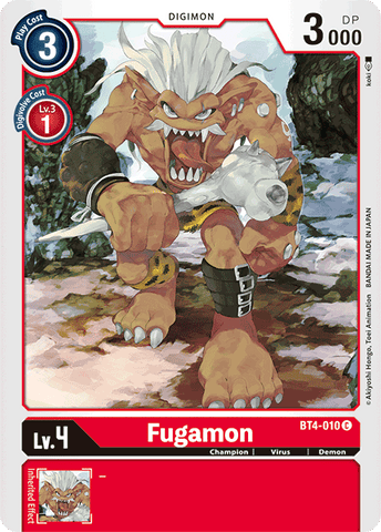 Fugamon [BT4-010] [Great Legend] - Destination Retro