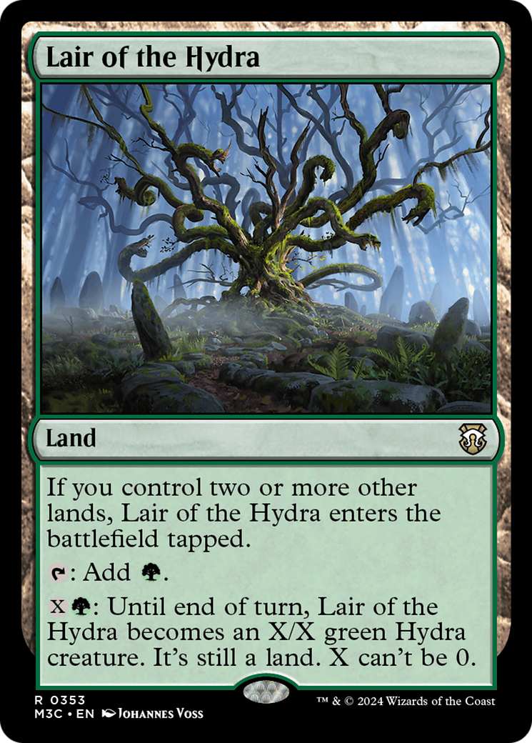 Lair of the Hydra (Ripple Foil) [Modern Horizons 3 Commander] - Destination Retro