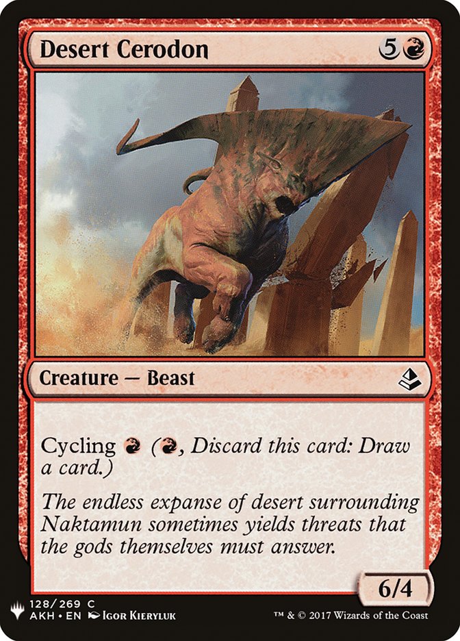 Desert Cerodon [Mystery Booster] - Destination Retro