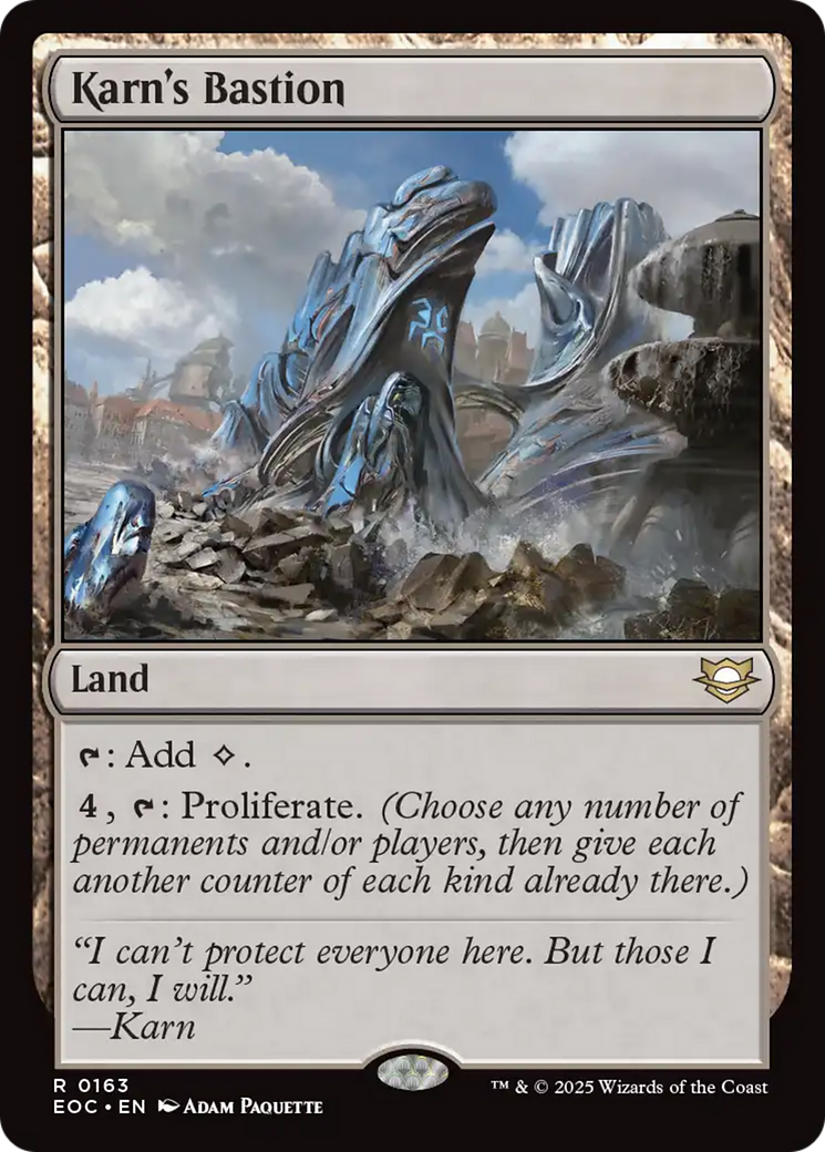 Karn's Bastion [Edge of Eternities Commander] - Destination Retro