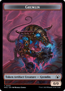 Treasure // Gremlin Double-Sided Token [March of the Machine Commander Tokens] - Destination Retro