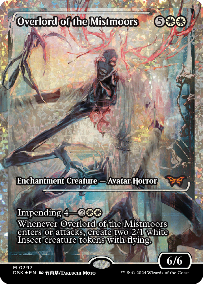 Overlord of the Mistmoors (Japan Showcase Fracture Foil) [Duskmourn: House of Horror] - Destination Retro