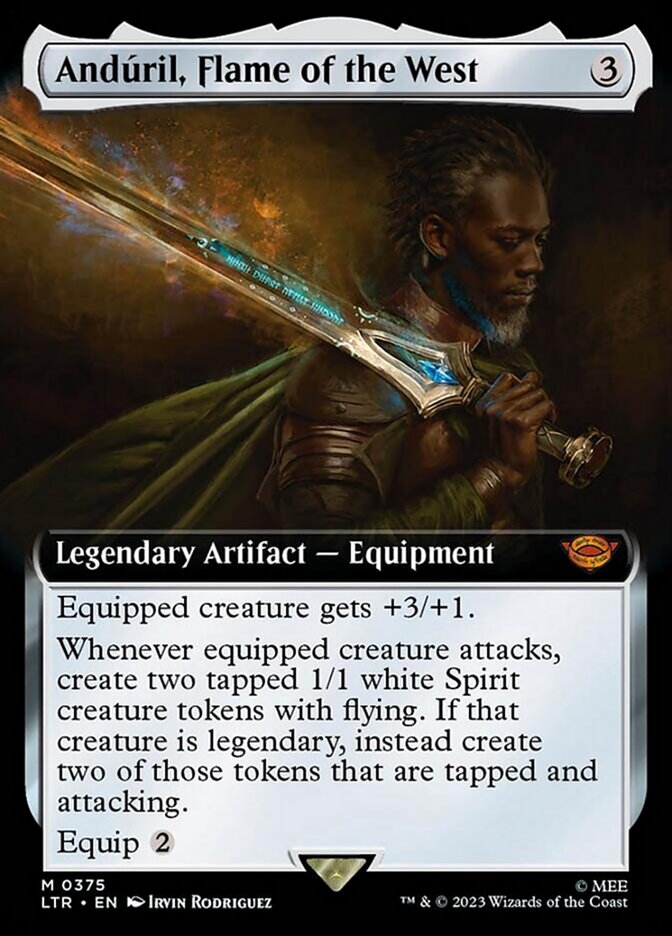 Anduril, Flame of the West (Extended Art) [The Lord of the Rings: Tales of Middle-Earth] - Destination Retro