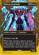 Oildeep Gearhulk (Borderless) (First-Place Foil) [Aetherdrift] - Destination Retro