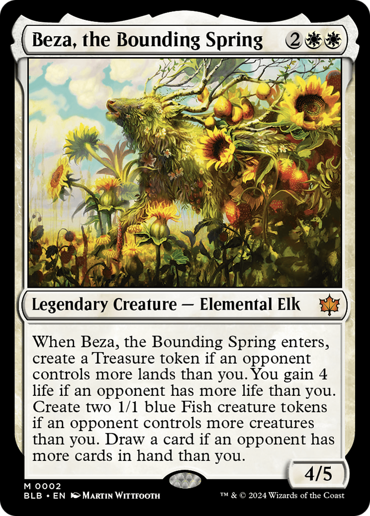 Beza, the Bounding Spring [Bloomburrow] - Destination Retro