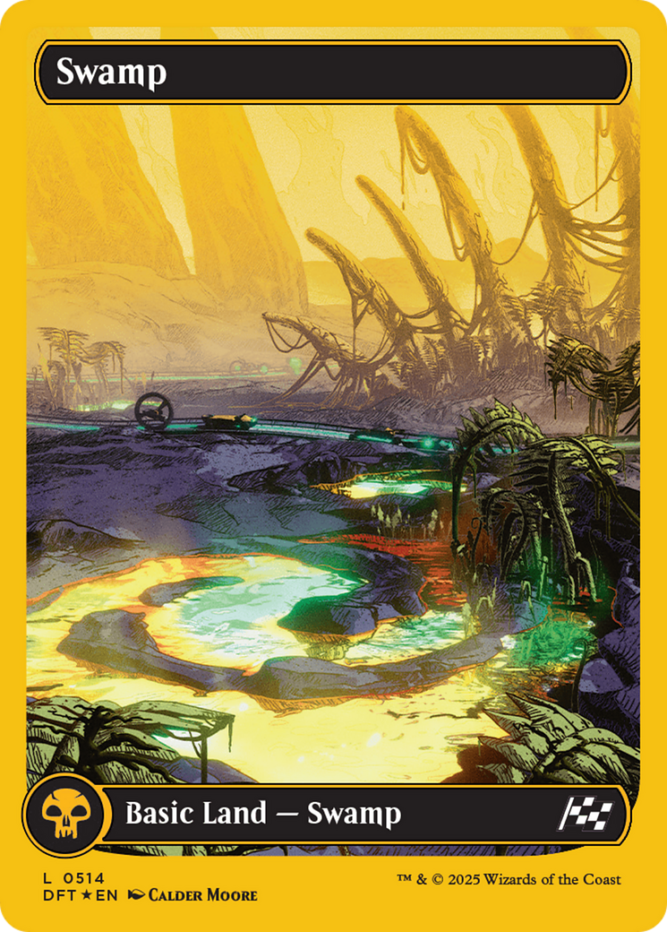 Swamp (0514) (First-Place Foil) [Aetherdrift] - Destination Retro