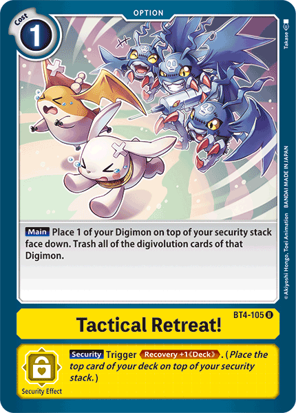 Tactical Retreat! [BT4-105] [Great Legend] - Destination Retro