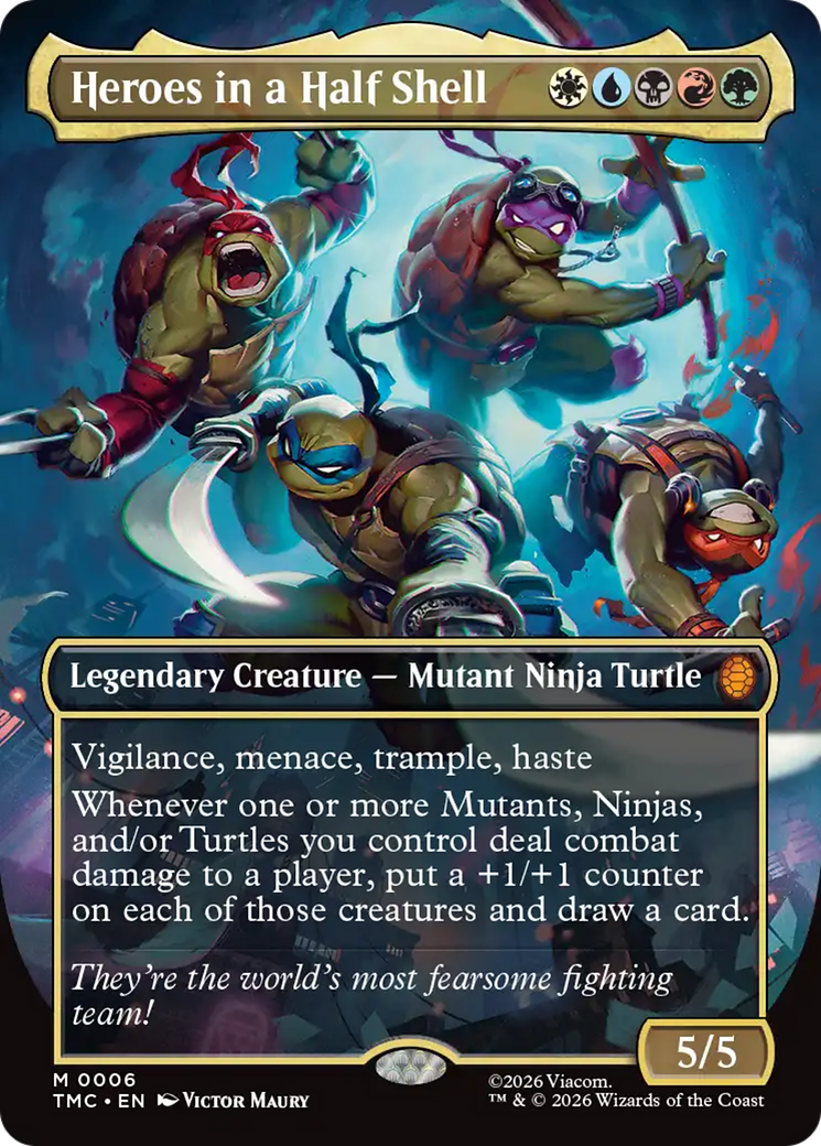 Heroes in a Half Shell (Borderless) [Teenage Mutant Ninja Turtles Commander] - Destination Retro