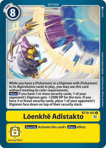 Loenkhe Adistakto [BT10-101] [Xros Encounter] - Destination Retro