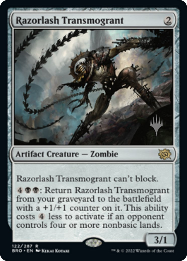 Razorlash Transmogrant (Promo Pack) [The Brothers' War Promos] - Destination Retro