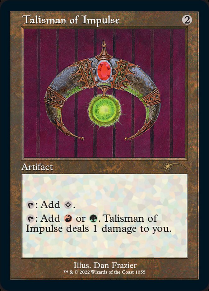Talisman of Impulse (Foil Etched) [Secret Lair Drop Series] - Destination Retro