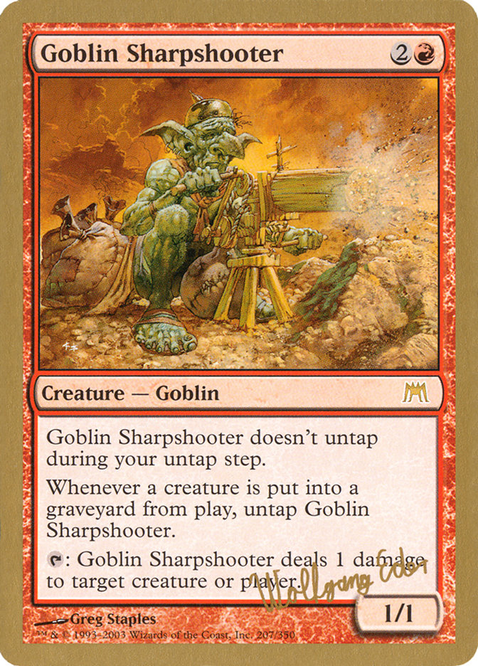 Goblin Sharpshooter (Wolfgang Eder) [World Championship Decks 2003] - Destination Retro