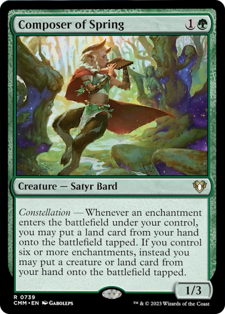 Composer of Spring [Commander Masters] - Destination Retro