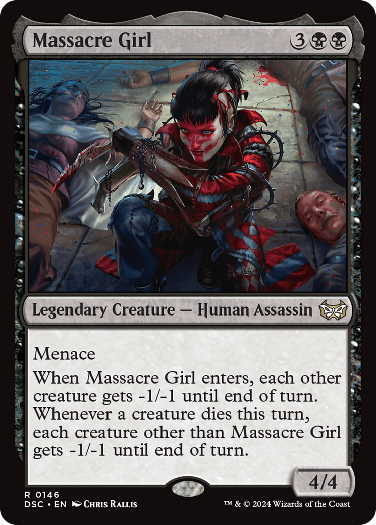 Massacre Girl [Duskmourn: House of Horror Commander] - Destination Retro