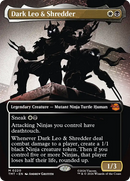 Dark Leo & Shredder (Borderless) [Teenage Mutant Ninja Turtles] - Destination Retro