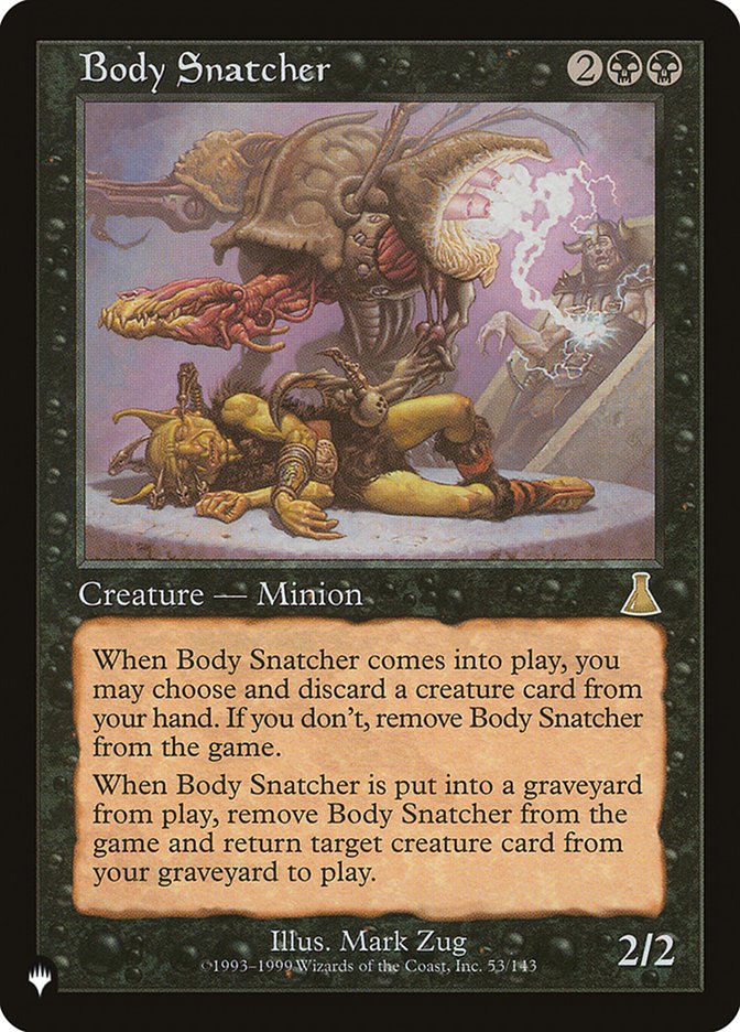 Body Snatcher [The List] - Destination Retro
