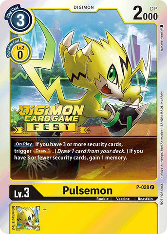 Pulsemon [P-028] (Digimon Card Game Fest 2022) [Promotional Cards] - Destination Retro