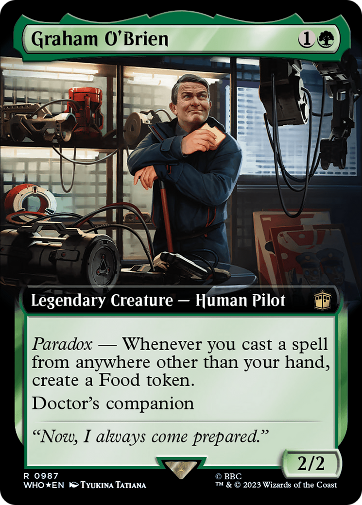 Graham O'Brien (Extended Art) (Surge Foil) [Doctor Who] - Destination Retro