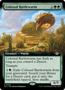Colossal Rattlewurm (Extended Art) [Outlaws of Thunder Junction] - Destination Retro