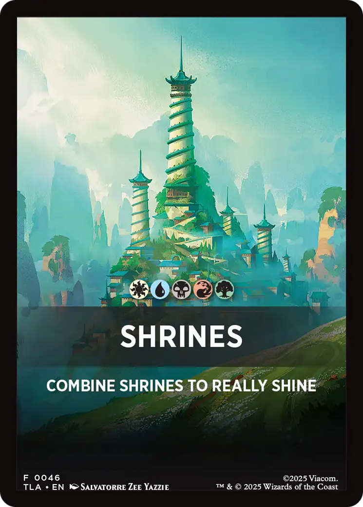 Shrines Theme Card [Avatar: The Last Airbender Tokens] - Destination Retro