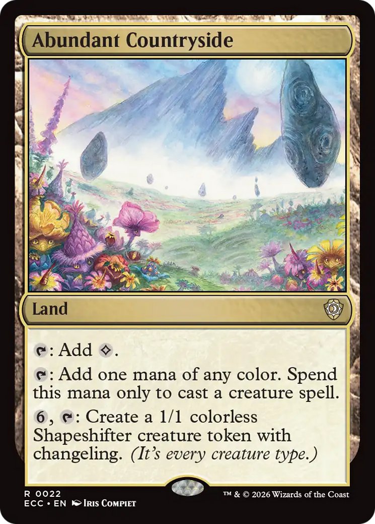 Abundant Countryside [Lorwyn Eclipsed Commander] - Destination Retro