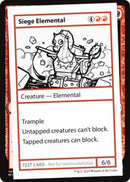 Siege Elemental (2021 Edition) [Mystery Booster Playtest Cards] - Destination Retro