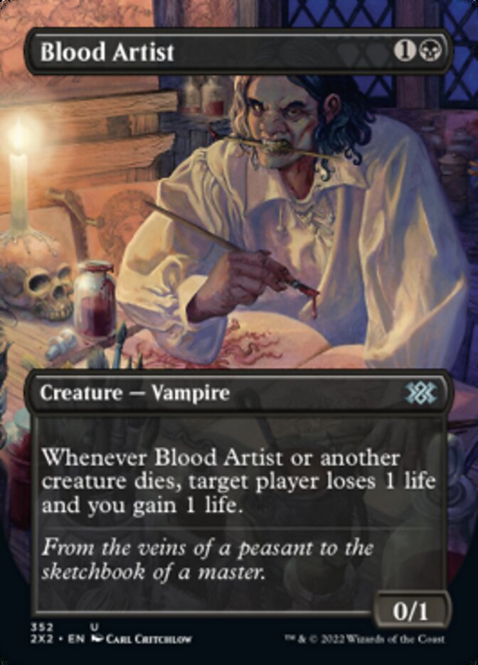 Blood Artist (Borderless Alternate Art) [Double Masters 2022] - Destination Retro
