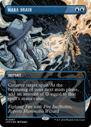 Mana Drain (Textured Foil) [Outlaws of Thunder Junction: Breaking News] - Destination Retro